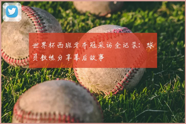 世界杯西班牙夺冠采访全记录:球员教练分享幕后故事