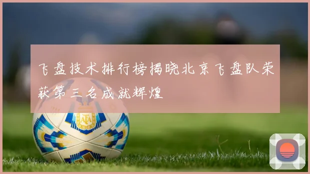 飞盘技术排行榜揭晓北京飞盘队荣获第三名成就辉煌